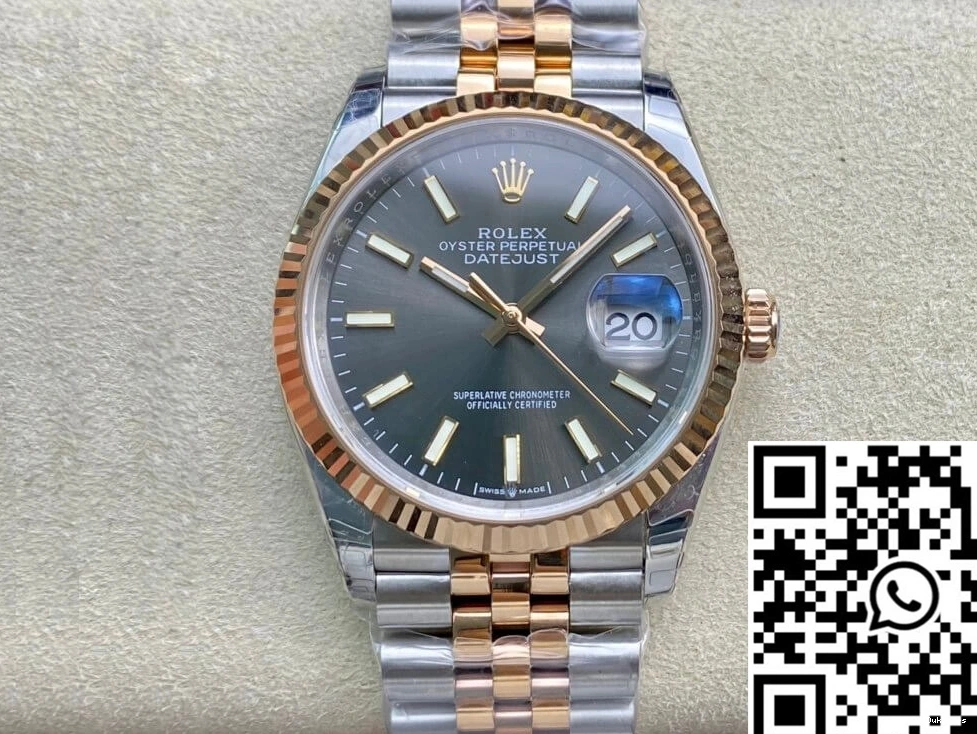 Rolex Gold Datejust EW 637 Rose Sleek Factory M126231-0013 0817